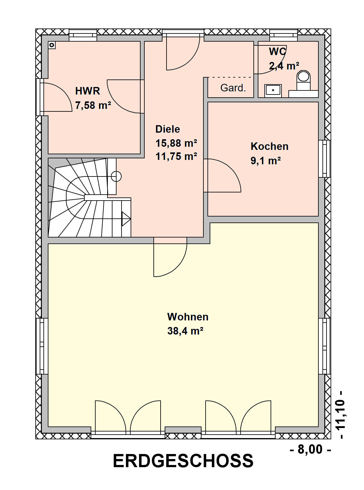 Einfamilienhaus zum Kauf 775.000 € 4 Zimmer 142 m²<br/>Wohnfläche 470 m²<br/>Grundstück ab sofort<br/>Verfügbarkeit Sasel Hamburg 22393