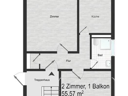 Wohnung zur Miete 631 € 2 Zimmer 55 m² frei ab sofort Aalen 73434
