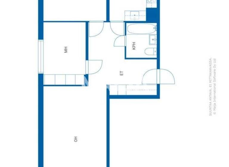Studio zum Kauf 144.000 € 3 Zimmer 71 m² 1. Geschoss Huvilakatu 8 Järvenpää 04400