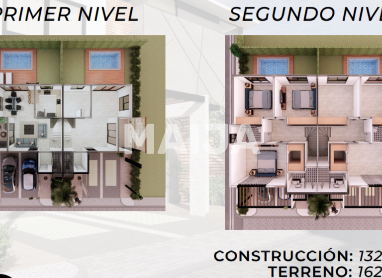 Reihenmittelhaus zum Kauf 179.268 € 4 Zimmer 132 m² 162 m² Grundstück Costa Cana Downtown Punta Cana Punta Cana 23301