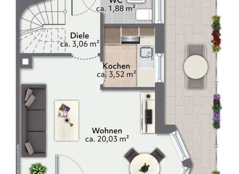 Maisonette zum Kauf 215.000 € 2 Zimmer 64 m² Unterwössen 83246