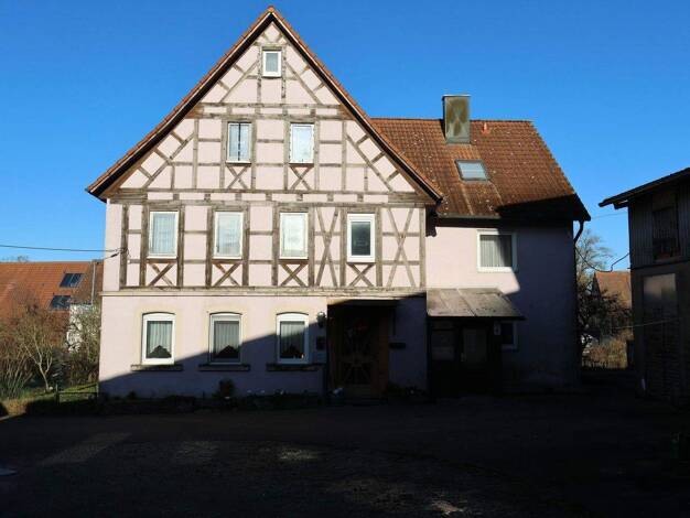 Bauernhaus zum Kauf provisionsfrei 279.000 € 12 Zimmer 192 m² 1.800 m² Grundstück Speckheim 7 Speckheim Schrozberg 74575