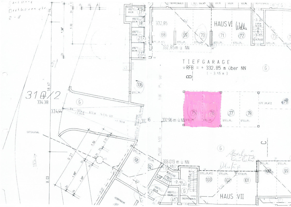Tiefgarage zum Kauf 11.900 € Beethovenstraße 2 Gaildorf Gaildorf 74405