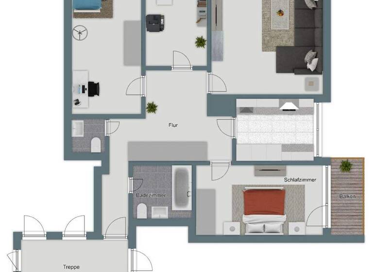 Wohnung zum Kauf 479.000 € 4 Zimmer 104,5 m² 7. Geschoss Neugermering Germering 82110
