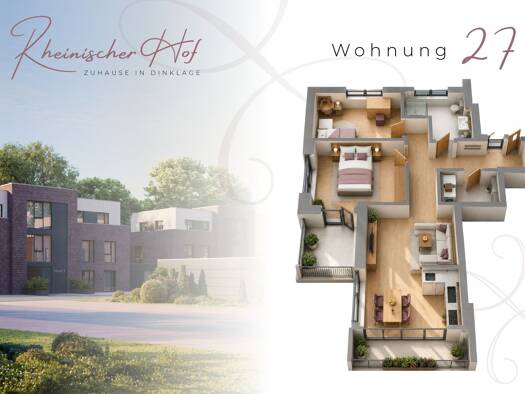 Penthouse zum Kauf - Erstbezug provisionsfrei 364.090 € 3 Zimmer 79,2 m² 3. Geschoss Dinklage 49413