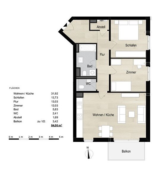 Wohnung zur Miete 1.140 € 3 Zimmer 84,1 m²<br/>Wohnfläche 2.<br/>Geschoss 01.03.2025<br/>Verfügbarkeit Tornesch 25436