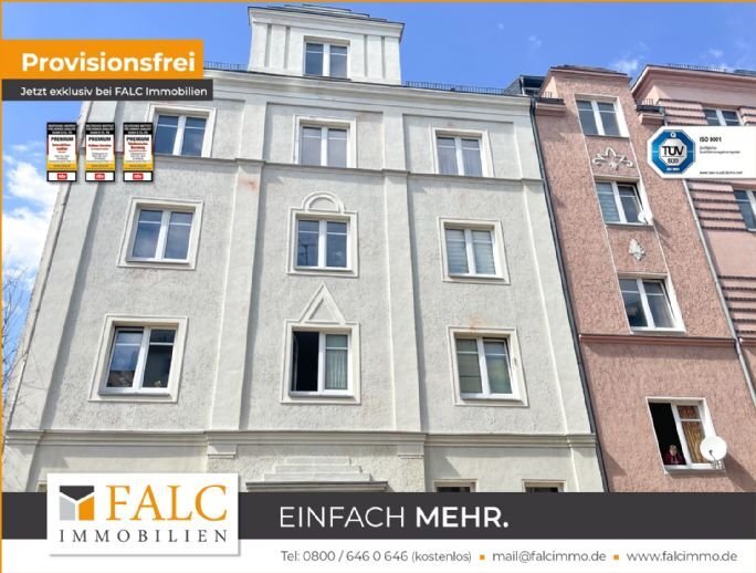 Wohnung zum Kauf provisionsfrei 45.000 € 2 Zimmer 49,3 m²<br/>Wohnfläche 2.<br/>Geschoss Hammertorvorstadt Plauen 08523