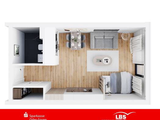 Wohnung zum Kauf - Erstbezug provisionsfrei 132.500 € 1 Zimmer 36,7 m² 2. Geschoss Briesen Briesen (Mark) 15518