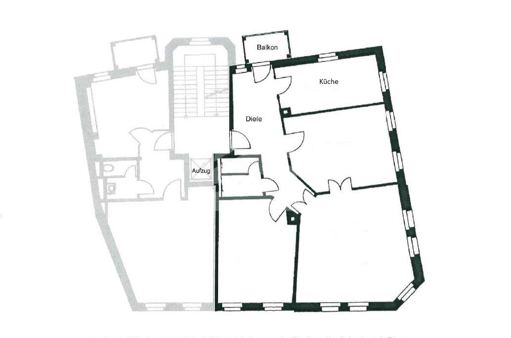 Bürofläche zur Miete provisionsfrei 13 € 3 Zimmer 117,7 m²<br/>Bürofläche ab 117,7 m²<br/>Teilbarkeit Floßplatz 11 Zentrum - Süd Leipzig 04107