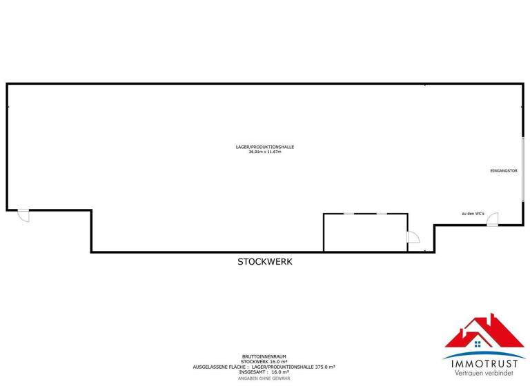 Produktionshalle zur Miete 2.400 € 391 m² Lagerfläche Innere Stadt Klagenfurt am Wörthersee 9020