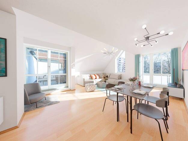 Wohnung zum Kauf 575.000 € 2,5 Zimmer 90 m² 2. Geschoss Senftenauerstraße 163 Hadern München 80689