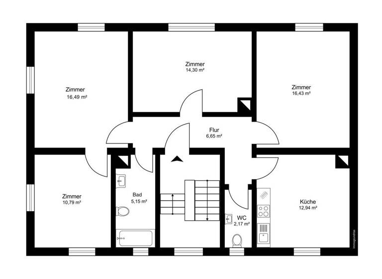Wohnung zum Kauf 430.000 € 4 Zimmer 85 m² Riegel 79359