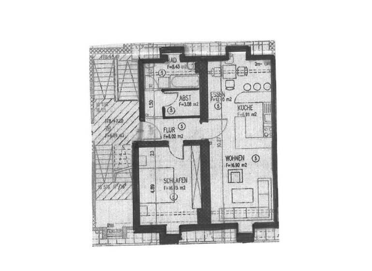 Wohnung zur Miete 490 € 2 Zimmer 65,5 m² Delitzsch 04509