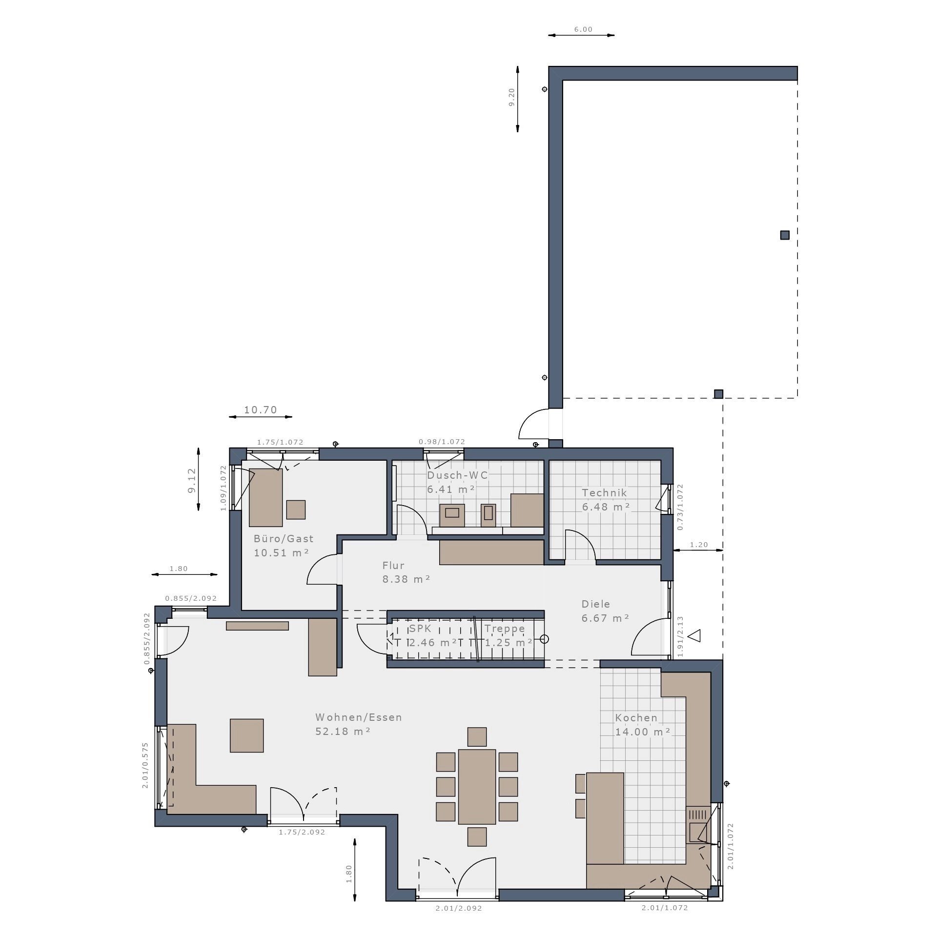 Einfamilienhaus zum Kauf provisionsfrei 927.578 € 5 Zimmer 208,1 m²<br/>Wohnfläche 506 m²<br/>Grundstück Niederschopfheim Hohberg 77749