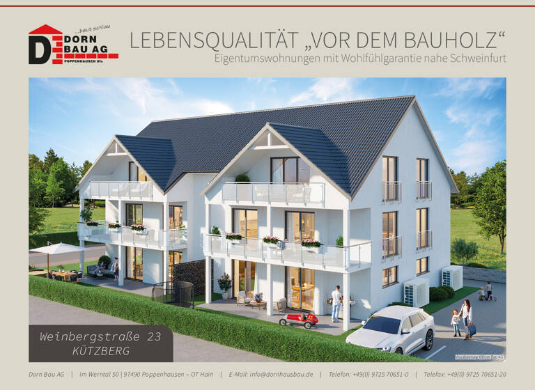 Wohnung zum Kauf provisionsfrei als Kapitalanlage geeignet 3 Zimmer 103 m²<br/>Wohnfläche Kützberg Poppenhausen 97490
