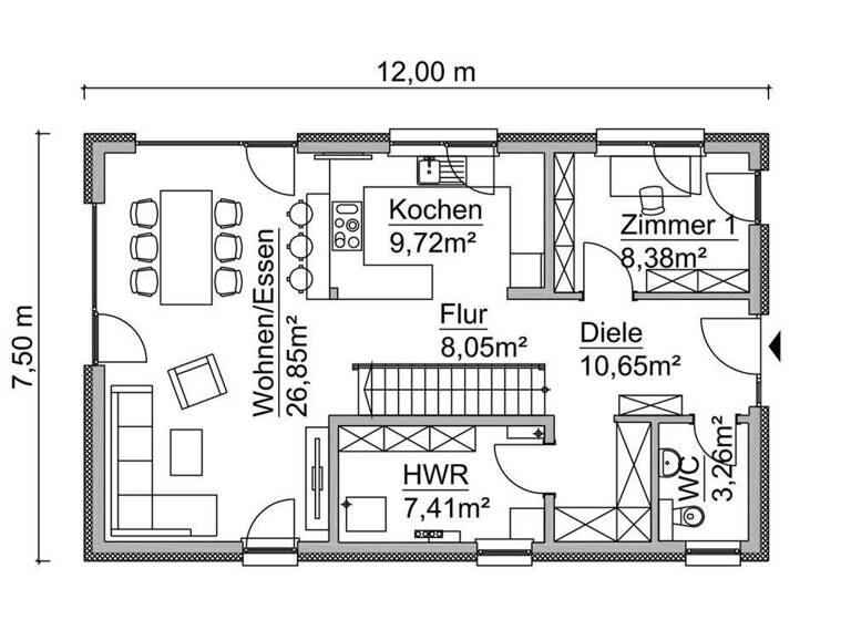 Einfamilienhaus zum Kauf 480.560 € 5 Zimmer 141,2 m² 1.045 m² Grundstück Hermsdorf 07629