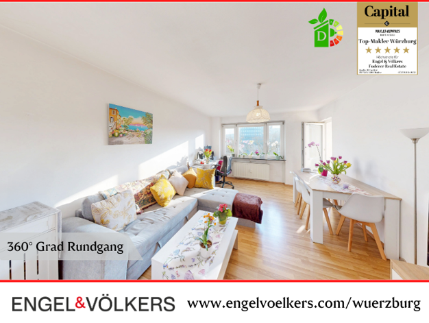 Wohnung zum Kauf 175.000 € 3 Zimmer 68,5 m² Sanderau Würzburg 97072
