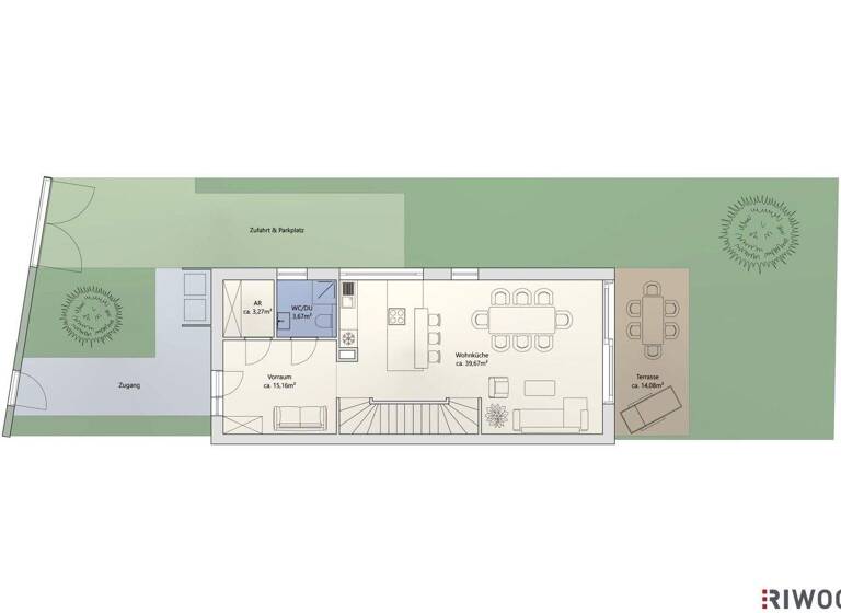 Doppelhaushälfte zum Kauf - Erstbezug 880.000 € 5 Zimmer 146,1 m² Wien 1210