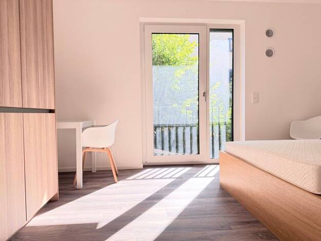 Wohnung zur Miete 690 € 1 Zimmer 24,1 m² 1. Geschoss frei ab sofort Rosensteinstraße Nord Stuttgart 70191