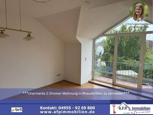 Wohnung zur Miete 550 € 2 Zimmer 56,1 m² Rhaudermoor Rhauderfehn 26817