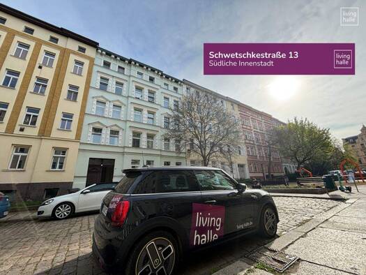 Wohnung zur Miete 580 € 2 Zimmer 69 m² 1. Geschoss Schwetschkestraße 13 Innenstadt Halle 06110