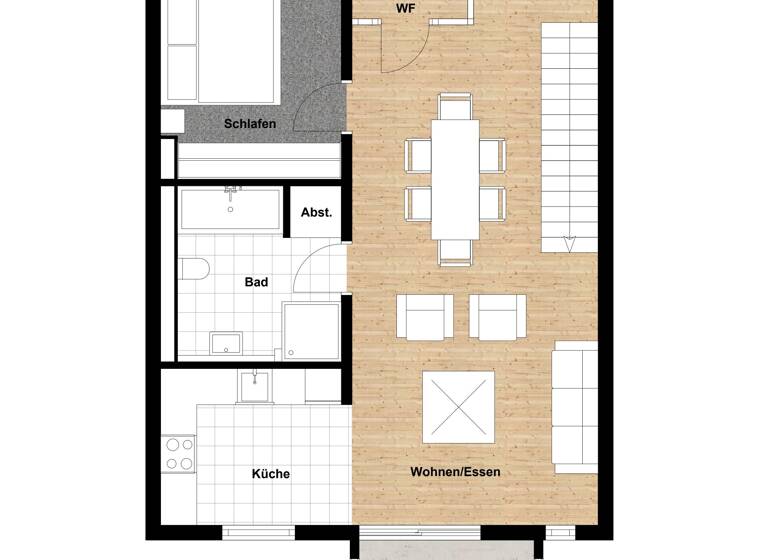 Maisonette zum Kauf 349.000 € 4 Zimmer 115 m²<br/>Wohnfläche 1.<br/>Geschoss Havixbeck Havixbeck 48329