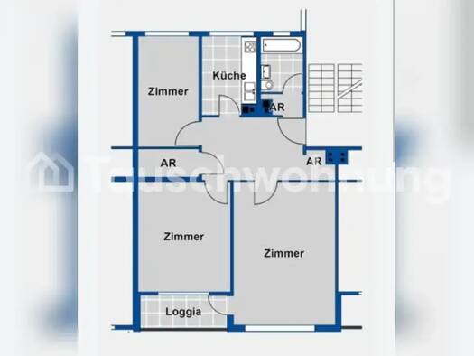 Wohnung zur Miete Tauschwohnung 438 € 2,5 Zimmer 68 m² 8. Geschoss Billstedt Hamburg 22115