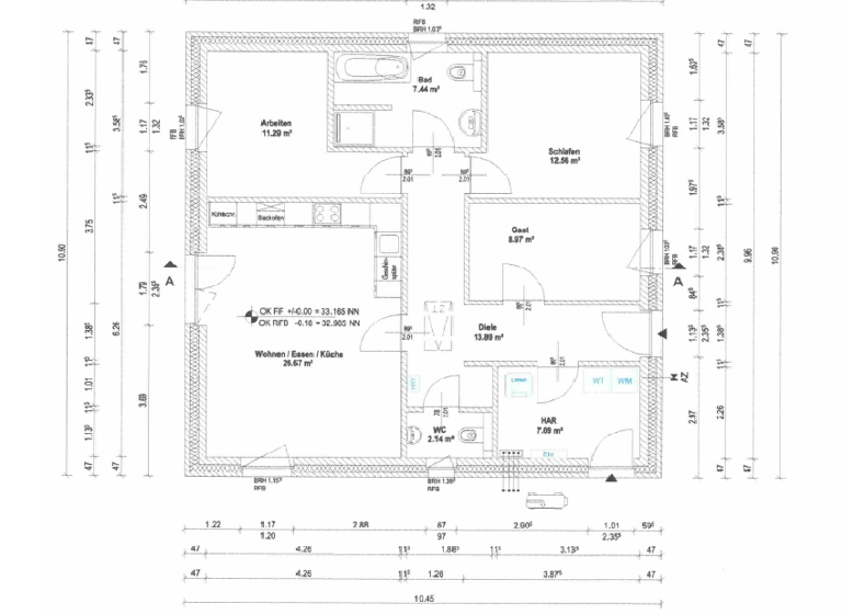 Bungalow zum Kauf 395.000 € 4 Zimmer 90 m² 595 m² Grundstück Süderbrarup 24392