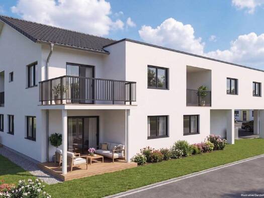 Wohnung zum Kauf - Neubau provisionsfrei 424.900 € 3 Zimmer 78 m² EG Stauffenbergstraße 2 Richtheim Berg bei Neumarkt in der Oberpfalz 92348