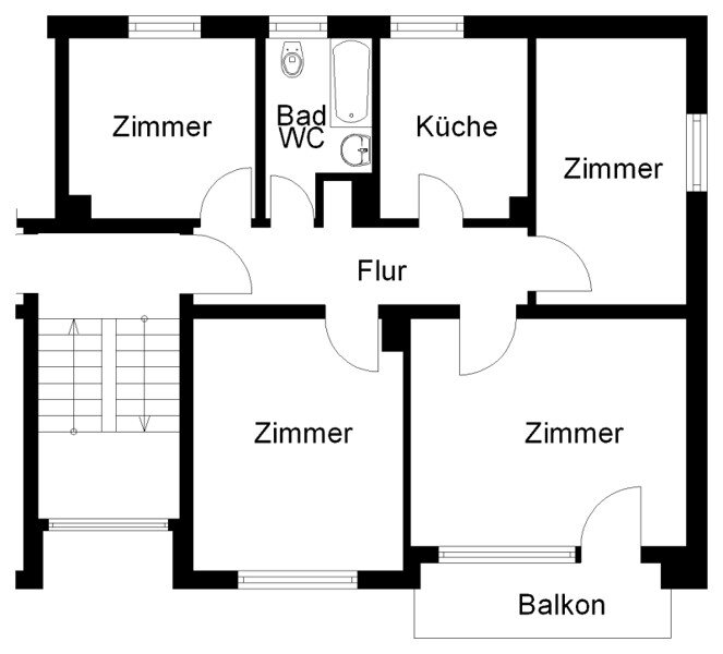 Wohnung zur Miete 634 € 4 Zimmer 72,2 m²<br/>Wohnfläche 1.<br/>Geschoss 24.12.2024<br/>Verfügbarkeit Schilgenstr. 19 Kalkhügel 153 Osnabrück 49080