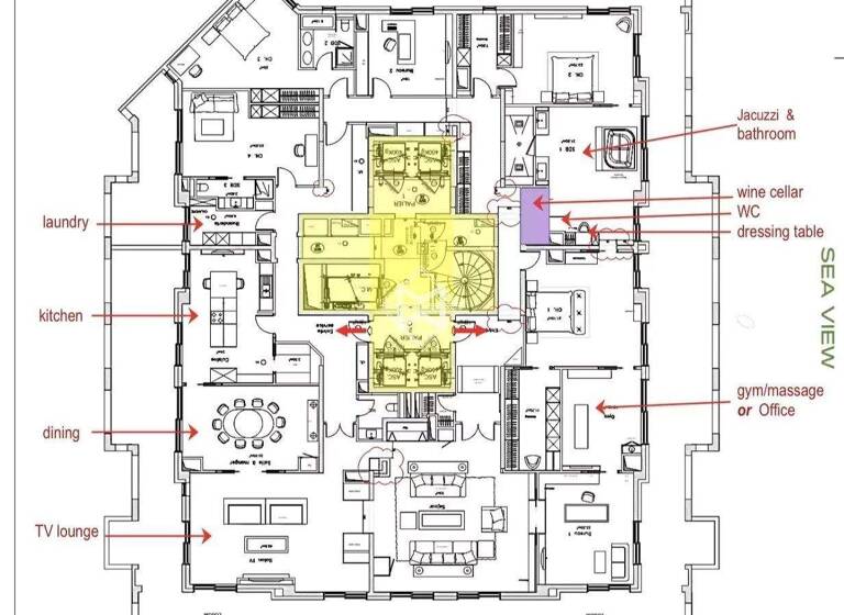 Wohnung zum Kauf 51.800.000 € 550 m² Monaco