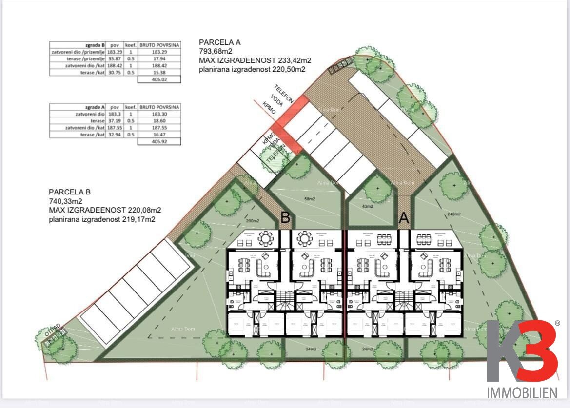 Wohnung zum Kauf 236.040 € 3 Zimmer 78,7 m²<br/>Wohnfläche 1.<br/>Geschoss Tar-Vabriga 52465