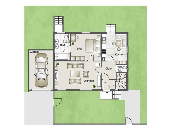 Einfamilienhaus zum Kauf 459.000 € 5 Zimmer 115 m²<br/>Wohnfläche 425 m²<br/>Grundstück Kusterdingen Kusterdingen 72127
