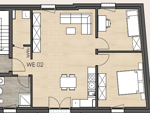 Wohnung zur Miete - Erstbezug 484 € 3 Zimmer 75,6 m² 1. Geschoss frei ab 01.11.2026 Pfeddersheim Worms 67551