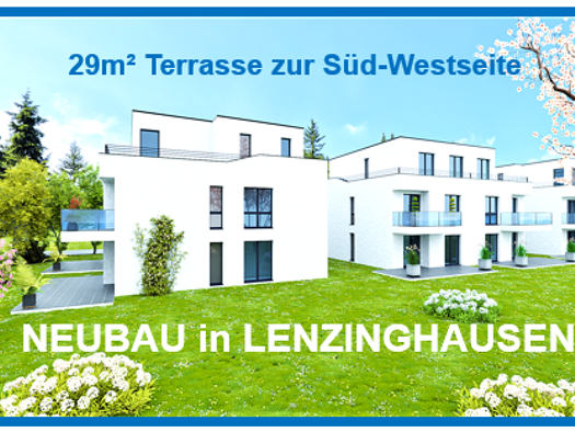 Terrassenwohnung zum Kauf - Erstbezug provisionsfrei 324.500 € 3 Zimmer 83 m² frei ab 01.06.2026 Jöllenbeck Bielefeld 33739