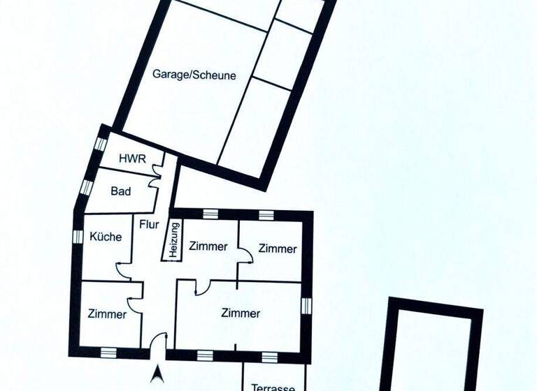 Einfamilienhaus zur Miete 850 € 5 Zimmer 120 m² 1.000 m² Grundstück Campen Borstel / Campen 27246