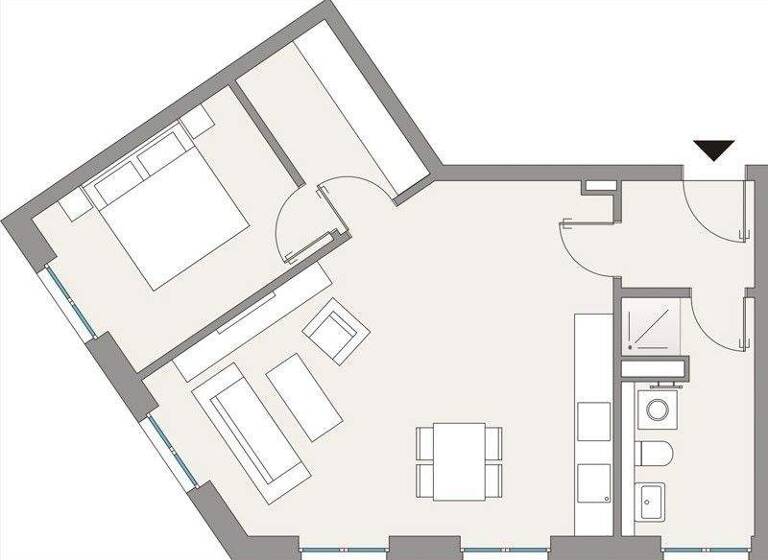 Wohnung zur Miete 914 € 2 Zimmer 58,4 m² 1. Geschoss An der Streuobstwiese 18a Leutzsch Leipzig 04179