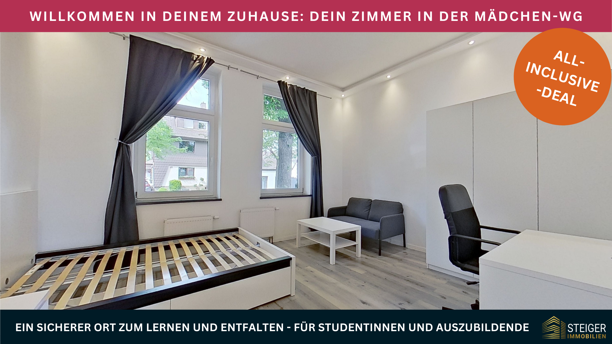 WG-Zimmer zur Miete Wohnen auf Zeit 440 € 18 m²<br/>Wohnfläche 2.<br/>Geschoss ab sofort<br/>Verfügbarkeit Suderwich Recklinghausen 45665