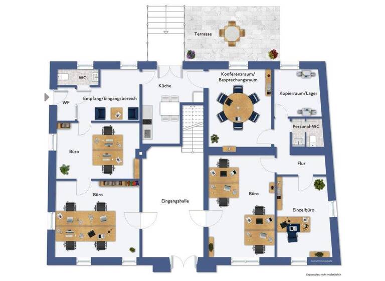 Bürogebäude zum Kauf 185.000 € 6 Zimmer 133 m² Bürofläche Untereschbach Overath 51491