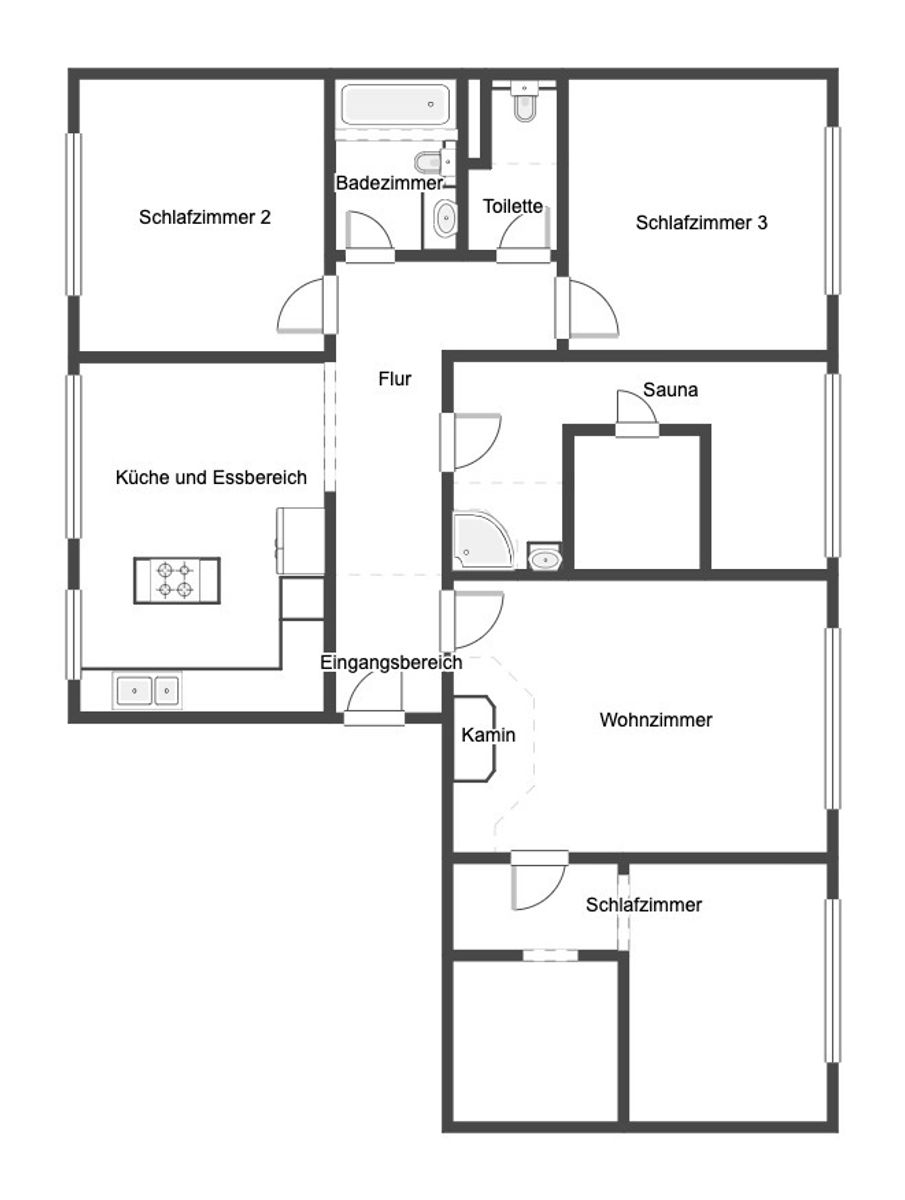 Wohnung zum Kauf 259.000 € 5 Zimmer 119,3 m²<br/>Wohnfläche 3.<br/>Geschoss Kempen Kempen 47906