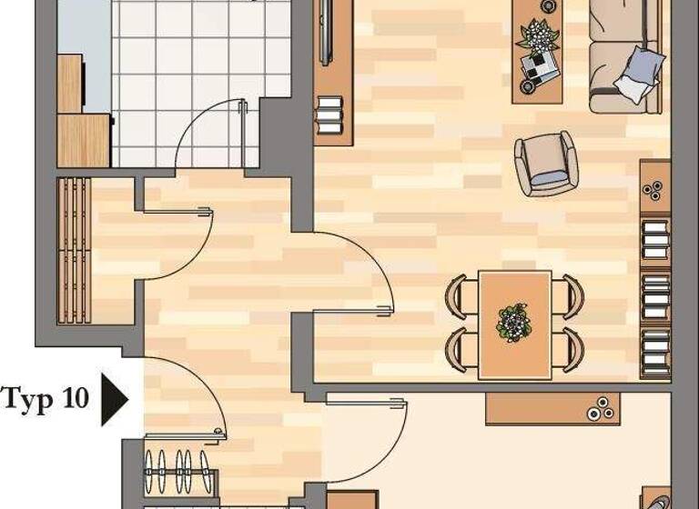 Wohnung zur Miete 519 € 2,5 Zimmer 61,7 m² 2. Geschoss Reschop 8 Hattingen 45525