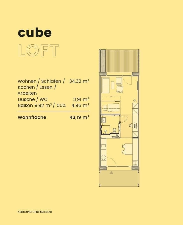 Wohnung zur Miete 690 € 1 Zimmer 43,2 m²<br/>Wohnfläche Dinkelsbühl Dinkelsbühl 91550