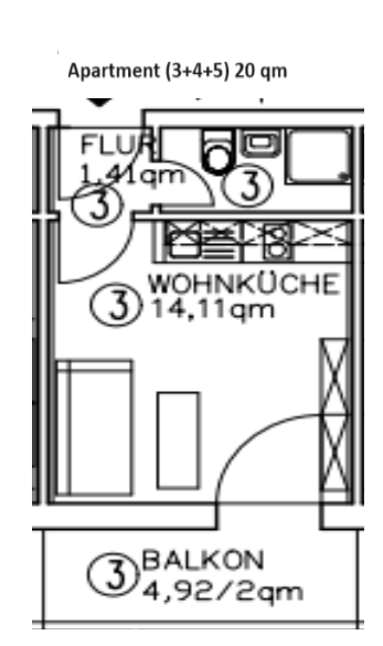 Studio zur Miete 382 € 1 Zimmer 20,7 m²<br/>Wohnfläche EG<br/>Geschoss ab sofort<br/>Verfügbarkeit Altlohberghütte Lohberg 93470