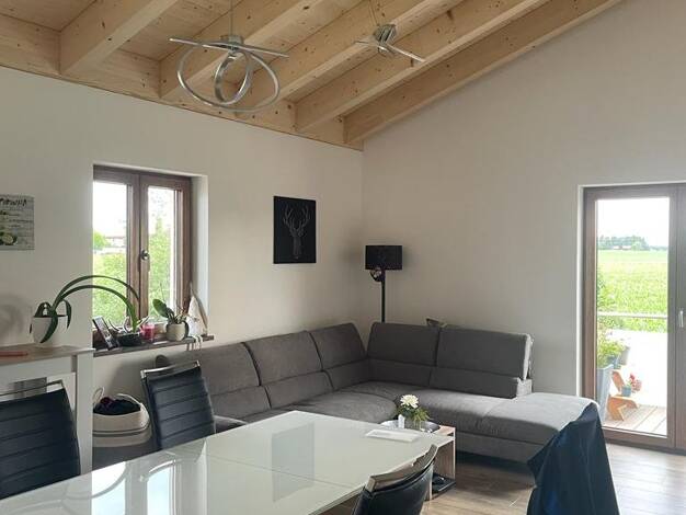 Wohnung zur Miete 1.399 € 3,5 Zimmer 104 m² Geschoss 1/2 frei ab 01.11.2025 Weidenweg 6 Karlsdorf Forstern 85659