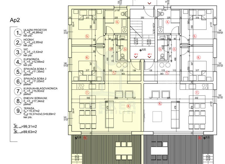 Wohnung zum Kauf - Erstbezug 410.000 € 3 Zimmer 99 m² EG Pag 23250
