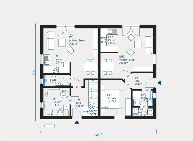Mehrfamilienhaus zum Kauf 519.900 € 6 Zimmer 202,8 m² 700 m² Grundstück Dinkelsbühl 91550