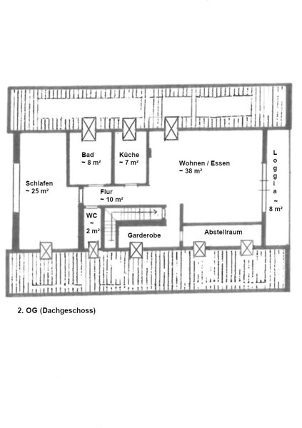 Wohnung zur Miete 730 € 2 Zimmer 94,6 m²<br/>Wohnfläche 2.<br/>Geschoss Alt-Homberg Duisburg 47198