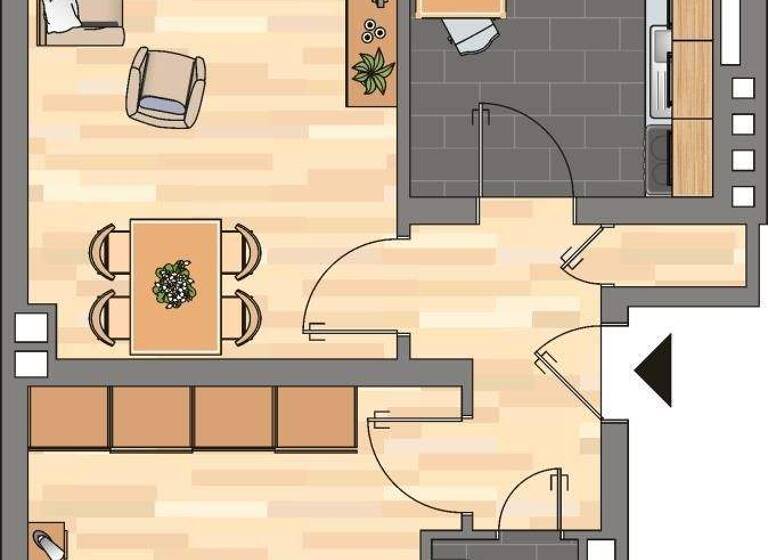 Wohnung zur Miete 469 € 2 Zimmer 46,3 m² 2. Geschoss frei ab 15.04.2026 Bielenbergstraße 53 Gaarden-Süd Kiel 24143