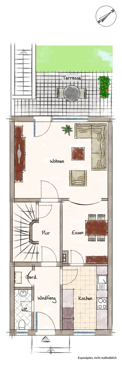 Reihenmittelhaus zum Kauf 429.000 € 5 Zimmer 103 m²<br/>Wohnfläche 191 m²<br/>Grundstück ab sofort<br/>Verfügbarkeit Königsbrunn 86343