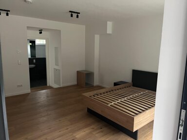 Terrassenwohnung zur Miete 699 € 1,5 Zimmer 42 m² EG Am historischen Lokschuppen 12 Stadtpark / Stadtgrenze 20 Fürth 90762